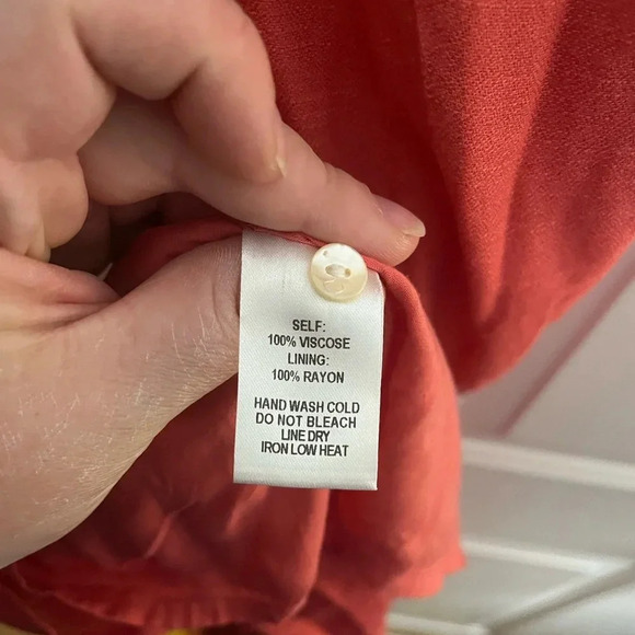 Lulus Sunshine Delight Coral Pink Embroidered A-Line Mini Sun Dress New XS - Picture 7 of 8